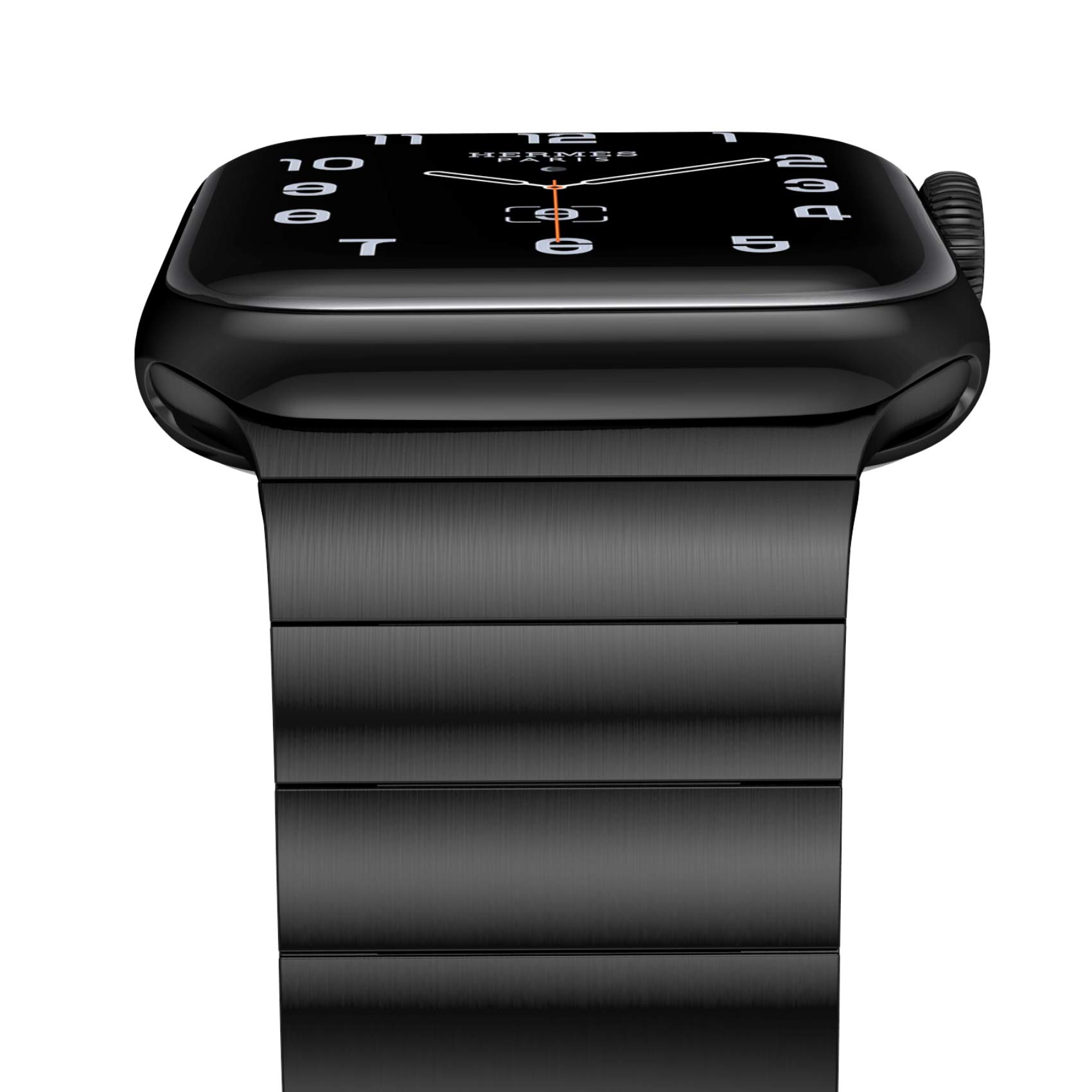 Fitlink Compatible for Apple Watch Bands 42mm 44mm, Upgraded Version Stainless Steel Metal Watch Band for Apple Watch Series 6/SE Apple Watch Series 5/4/3/2/1 - Black