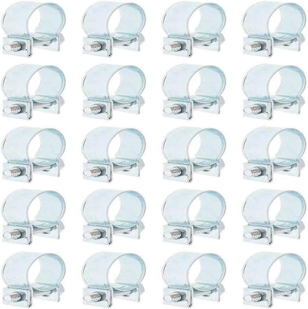 20Pack 3/8"（14mm-16mm）for FUEL INJECTION HOSE CLAMP/AUTO Fuel Clamps OEM-Quality Replacement