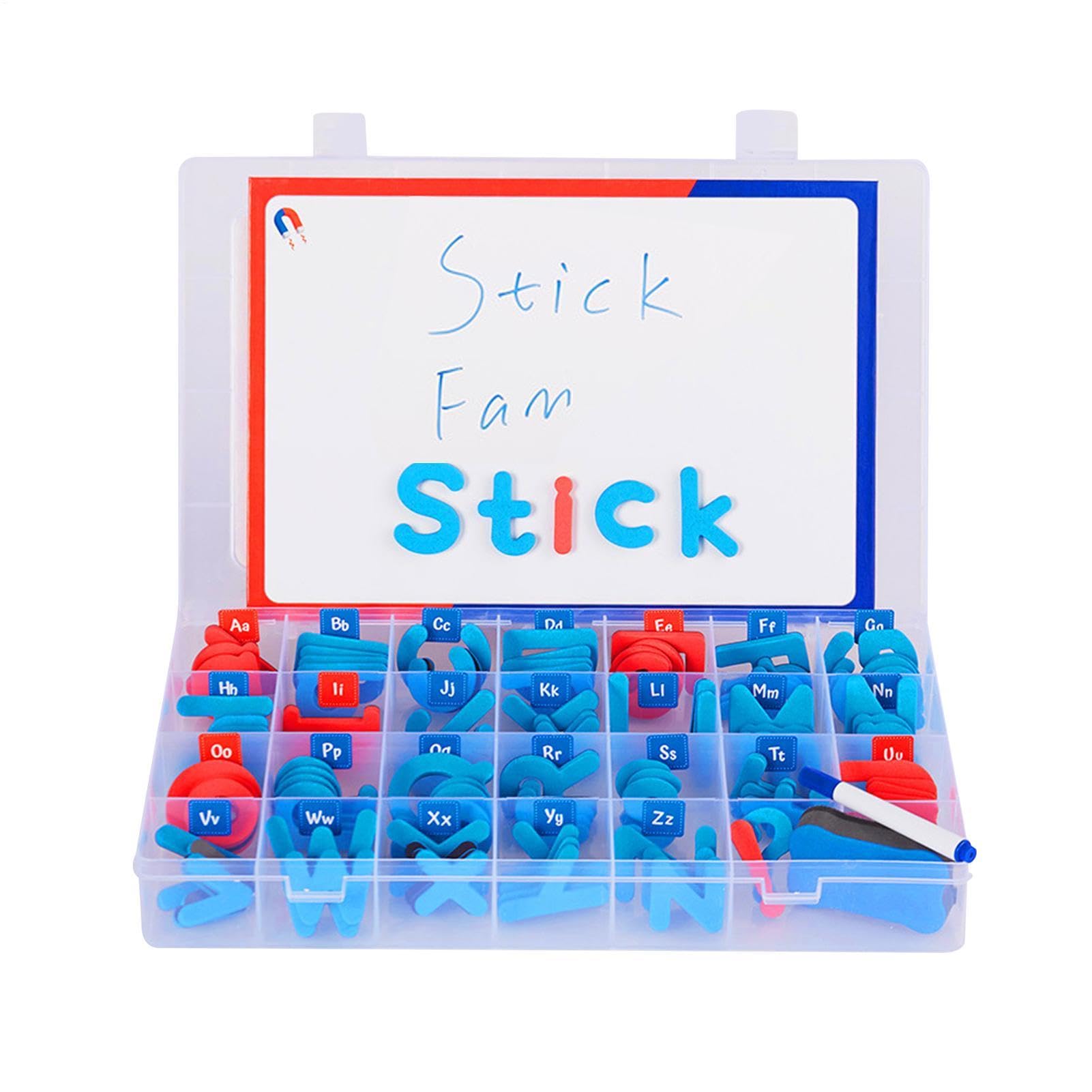 Kit Lettere Magnetiche Per Aula - Lavagna Magnetica Bifacciale Colorata