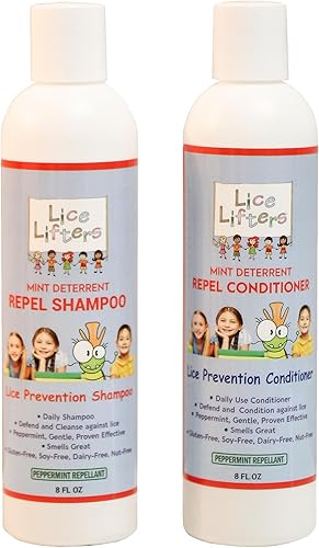 Champú y acondicionador para la prevención de piojos de Lice Lifters