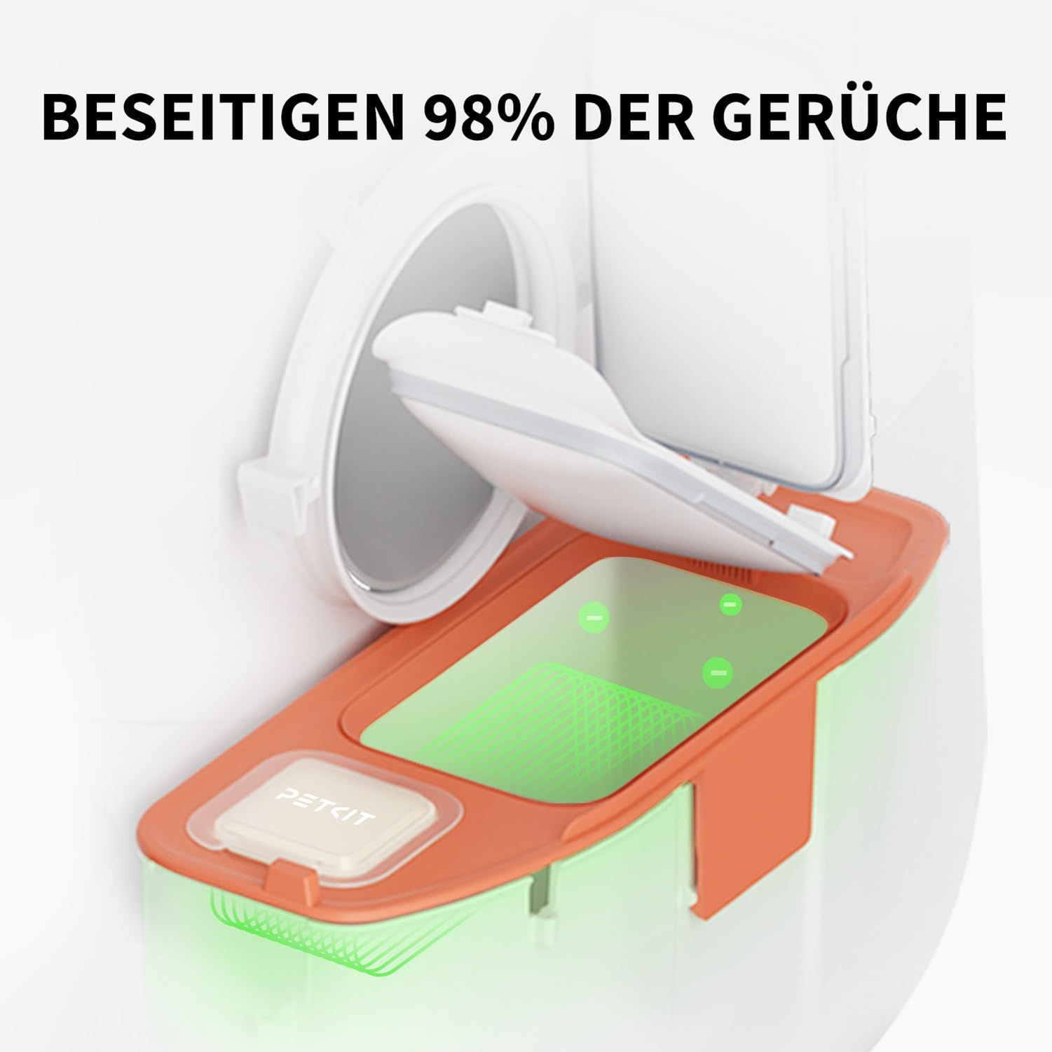 PETKIT Geruchsvernichter für Pura Max Pura Max 2 & PUROBOT Max Pro 2 Selbstreinigende Katzentoilette, Geruchskontrolle (3 Stück)