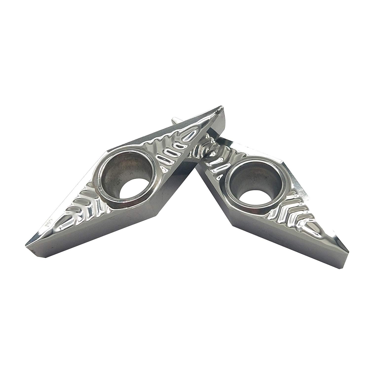 10PCS VCGT160404-AL K10 Inserti di tornitura per alluminio Adatto per la lavorazione di metalli non ferrosi come rame e alluminio