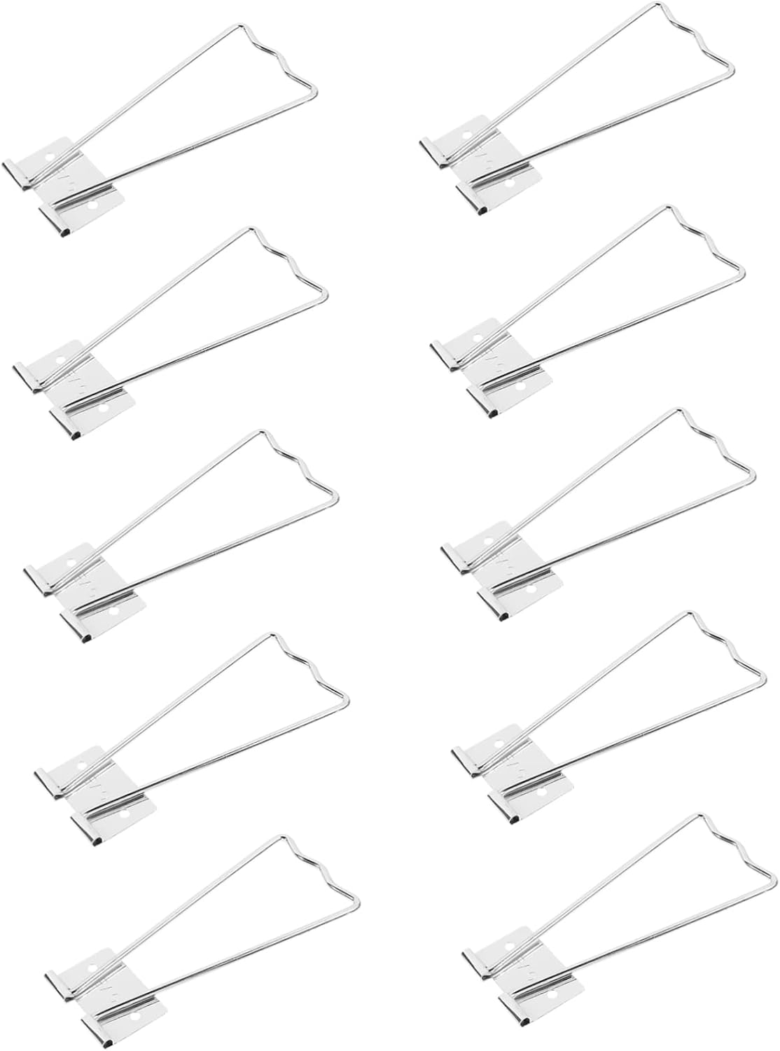 Holibanna 10pcs Iron Photo Frame Holders Support Stands for Pictures Art Displays and Home Decor for Offices and Studios
