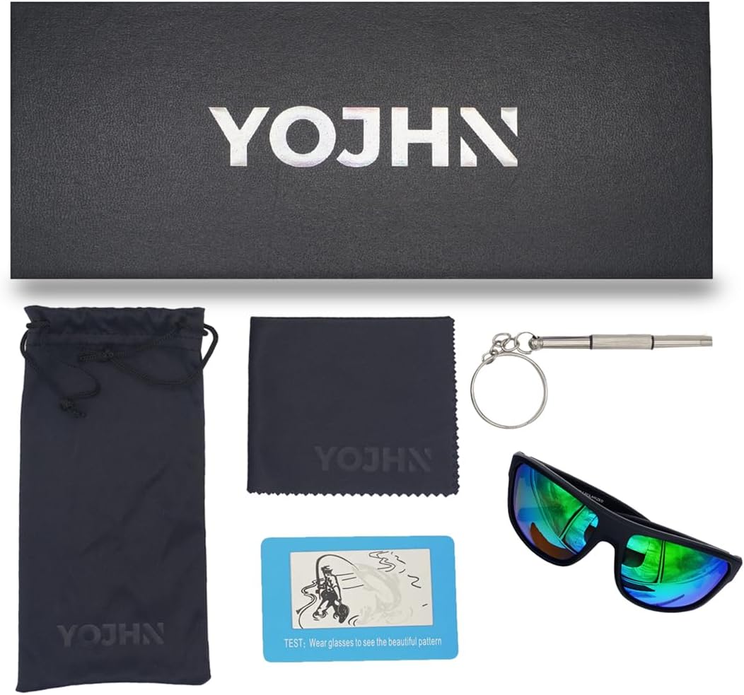 Floating Polarized Fishing Sunglasses for Men Women UV Protection Kayaking Boating Surfing Water Sports Glasses