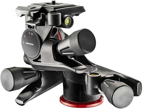 Manfrotto MHXPRO-3WG Geared 3-Way Pan/Tilt Head, Black