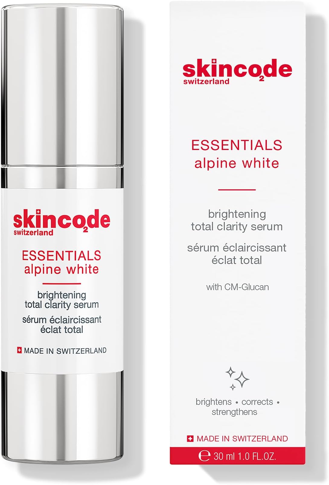 Essentials Alpine White Brightening Total Clarity Serum 30ml