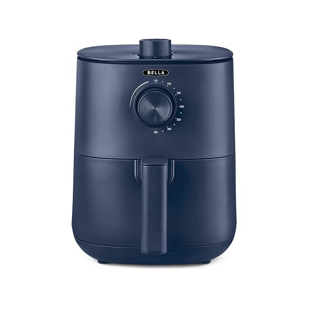 BELLA 2 9QT Manual Air Fryer No Pre-Heat Needed No-Oil Frying Fast Healthy Evenly Cooked Meal Every Time