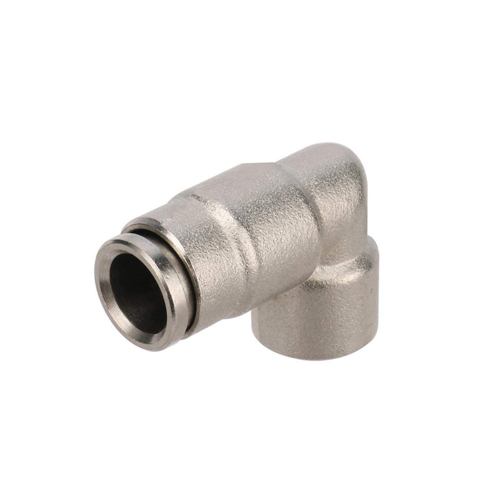 Raccordi per connettori per tubi flessibili 1/8 "Filo femminile a 3/8" Gomito in metallo congiunto congiunto congiunto congiunto congiunto congiunta 10 pezzi di 1/8 "ugello 9,52mm tubo giunto rapido