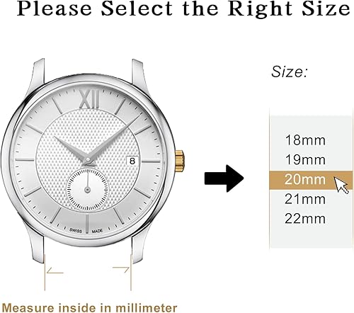 Miniatura 6 de Genuine Leather Watch Band,Italian Pueblo Cowhide,Quick Release,Black Buckle,8 Colors,18mm 19mm 20mm 21mm 22mm