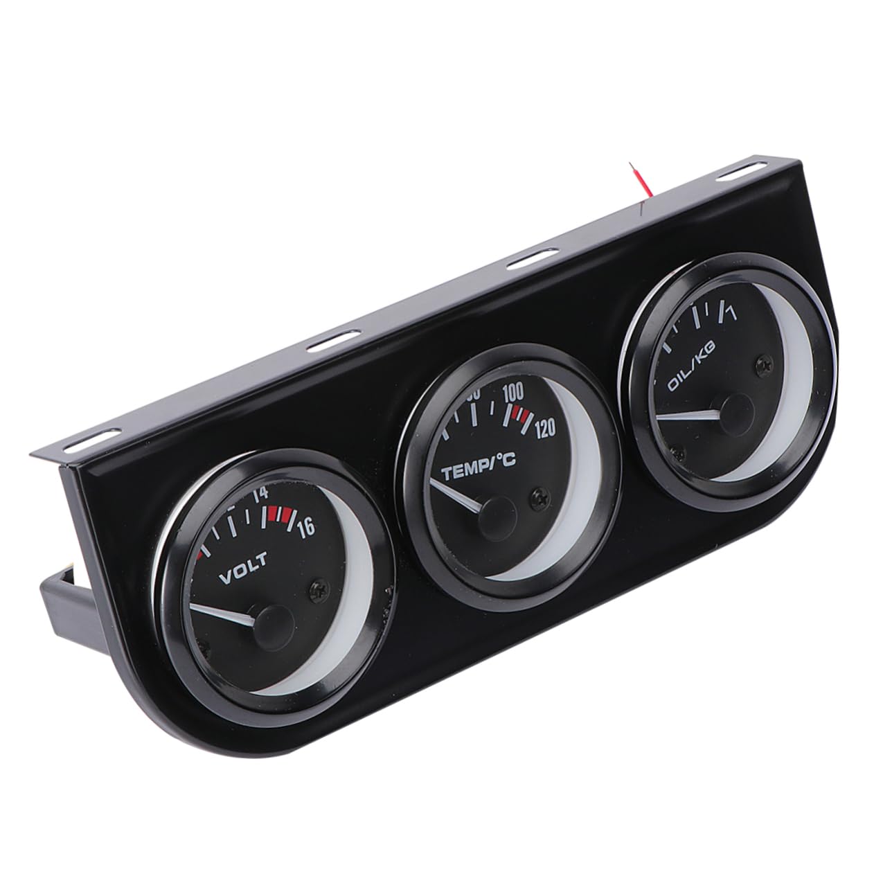 Artibetter High Sensitivity 3in1 Car Temperature Pressure Gauge 52mm Kit Easy Operation Professional Installation Suggested