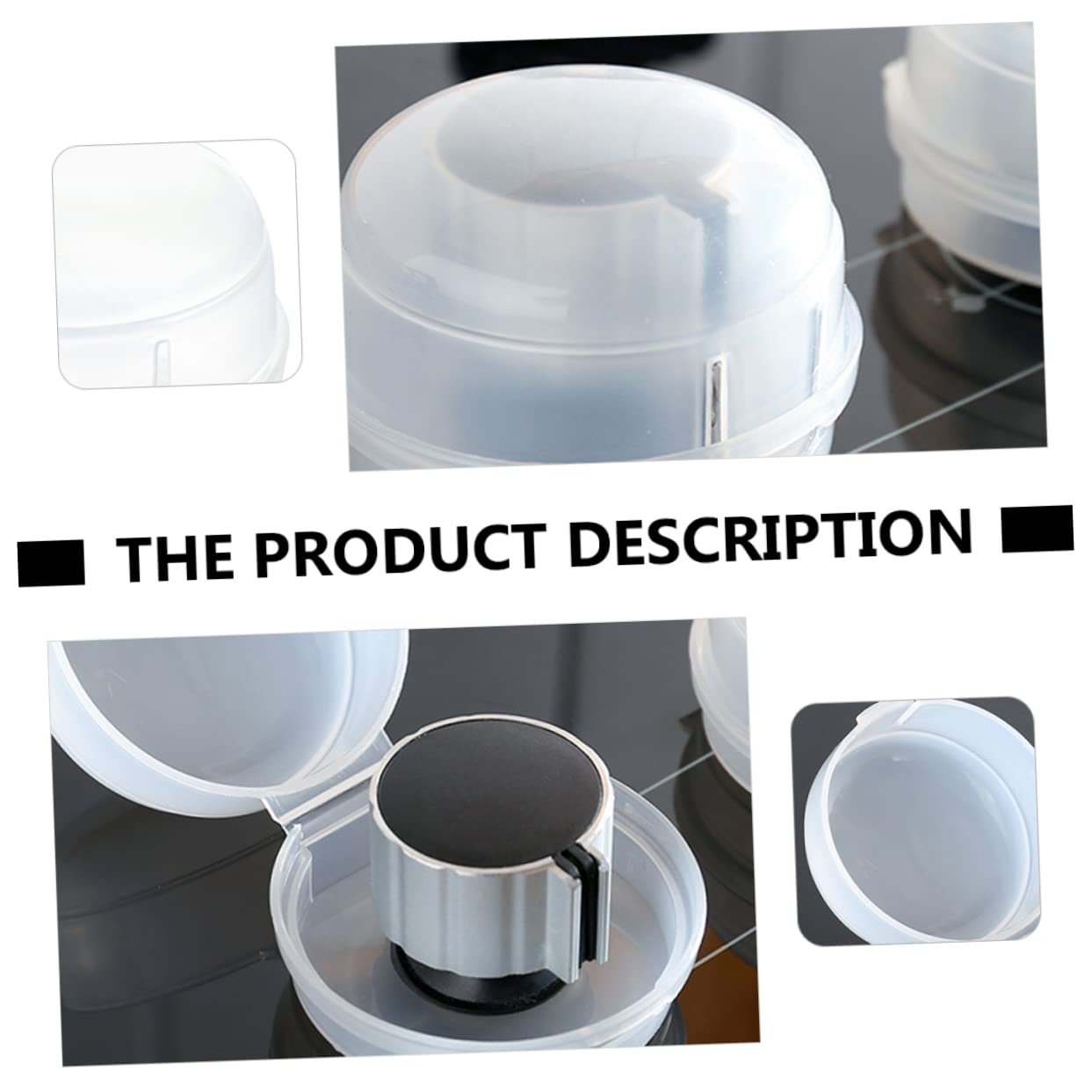 RORPOIR Stove Knob Safety Covers 7 Pack Child Proof Gas Stove Top Covers for Protecting Oven Locks