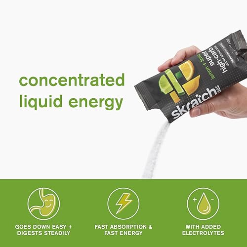 Miniatura 4 de Skratch Labs Paquetes de mezcla de bebidas súper altas en carbohidratos, polvo de carbohidratos, dextrina y electrolitos en racimo, energía de