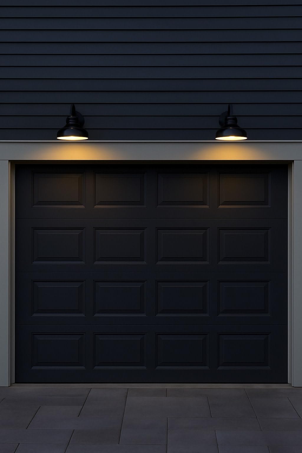 Hinkley Wallace Small Gooseneck Barn Light - Aluminum, Industrial Wearhouse Style, Dark Sky Rated - Aged Zinc Finish