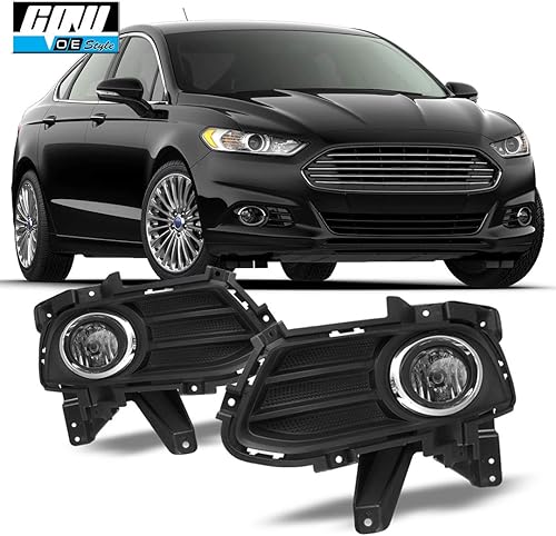 CPW Luces antiniebla compatibles con Ford Fusion 2013, 2014, 2015, 2016, luces antiniebla de conducción + interruptor + kit de cableado