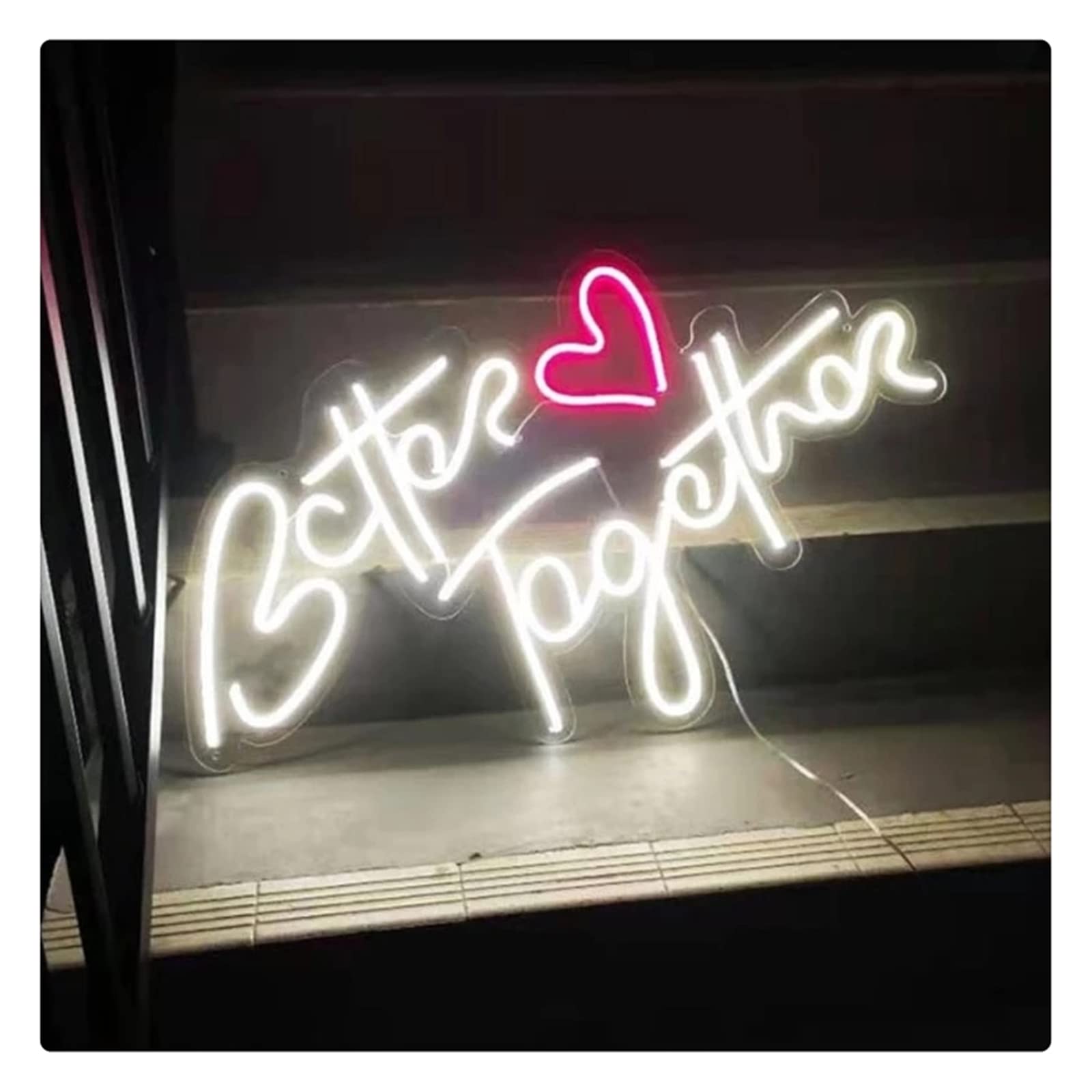 Amazon.co.jp: LED ネオンライトサイン Better Together ネオンサイン