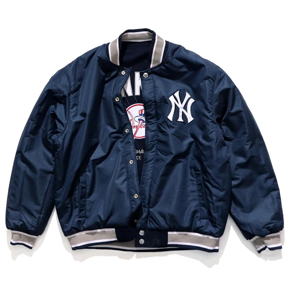 新品　JH Design スタジャン　ニューヨークヤンキース　リバーシブル　XL リバーシブル】JH Design スタジャン New York Yankees
