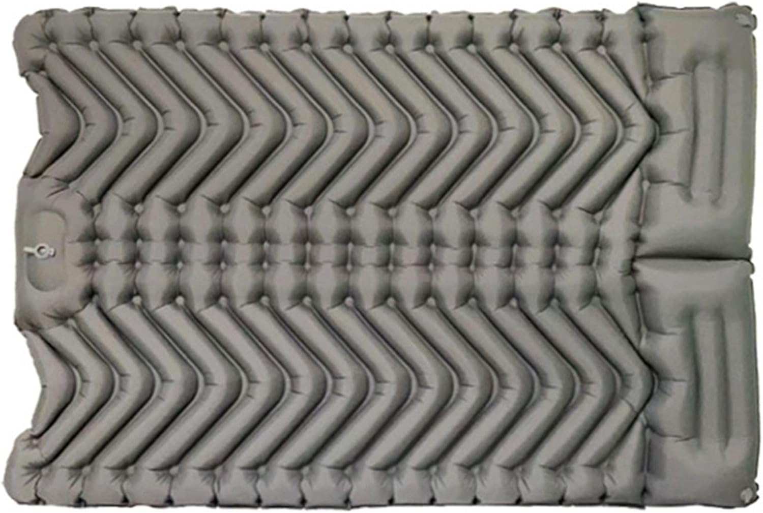 Double with Pillow Inflatable Sleeping Pad Light Carrying Sleeping Mat Camping Backpacking Sleeping Pad Travel Car Camping Essentials Nap Storage Camping Mat Outdoor Tent Camping Sleeping Mat