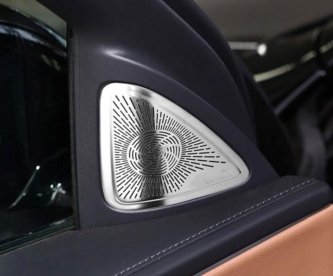 Lautsprecher Gitter Abdeckung für E Class W214 2024+ Masche Dekorativ Kreis Schutz Auto Audio Dekorative Zubehör,Horn-cover-8pcs