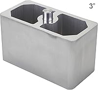 Vista 8 de Bloque de bajada de resorte de hoja de aluminio de 1 pulgada – Universal, versátil para ajuste de altura de manejo, 2.5 pulgadas de ancho x 5