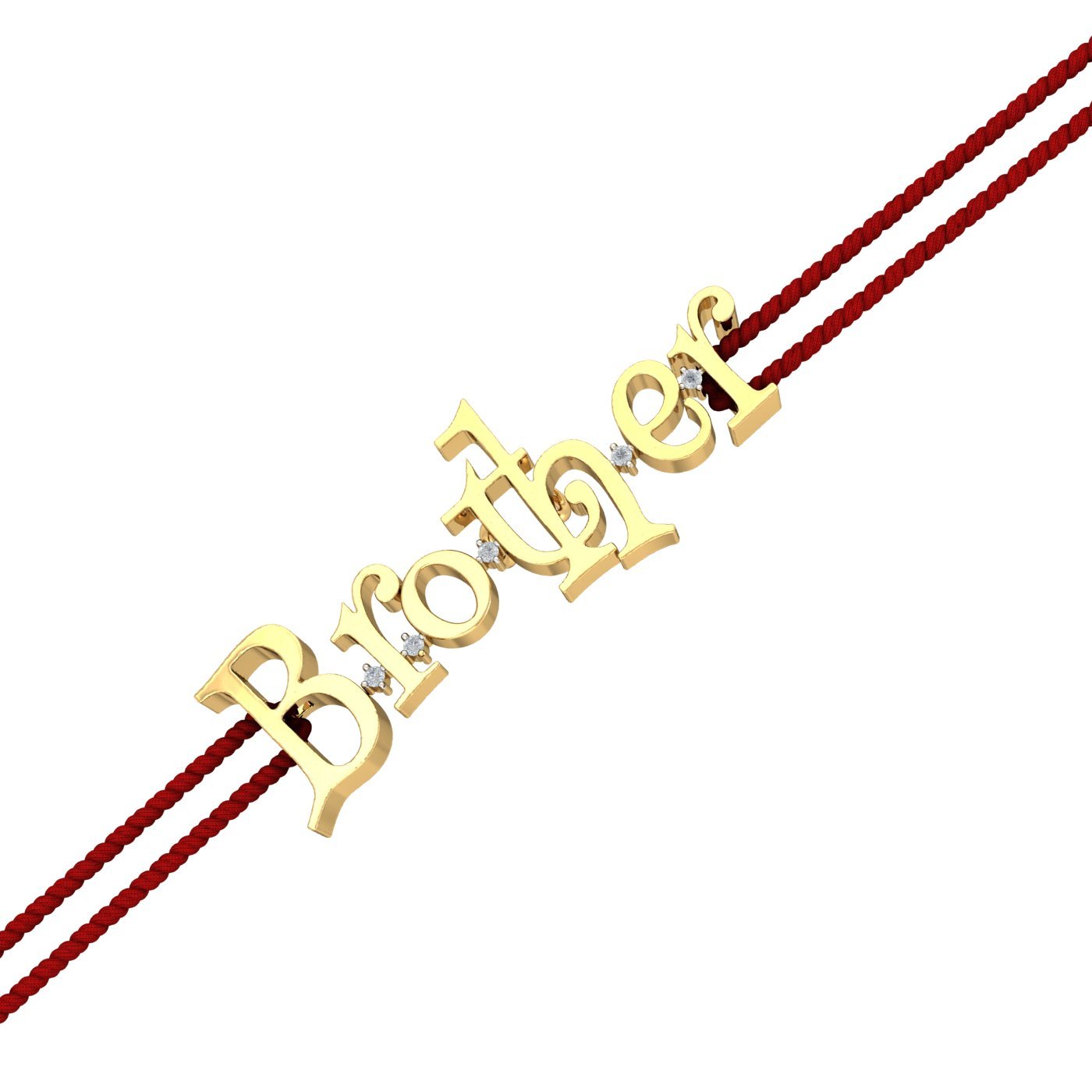 14K Gold BROTHER Rakhi for Brother