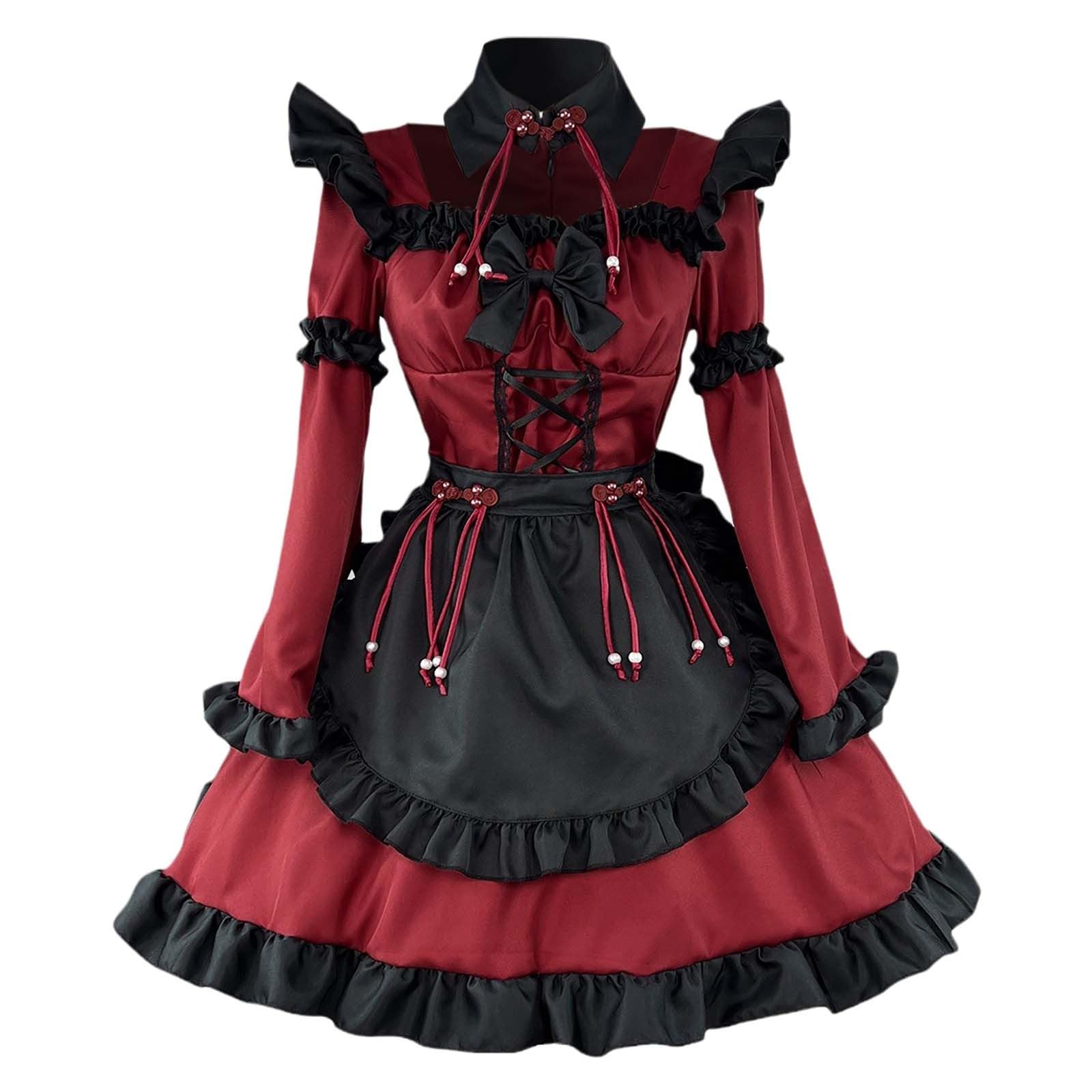Robe gothique victorienne médiévale de cérémonie courte - 7