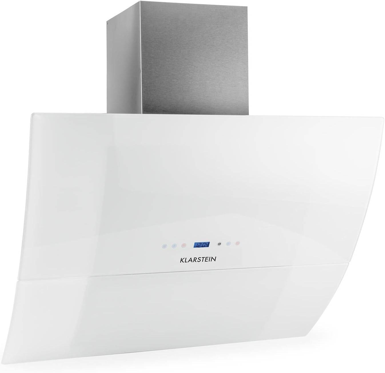 Klarstein RGL90WH - cooker hoods (Ducted, 1000 m³/h, 65 dB, Wall-mounted, LED, White)
