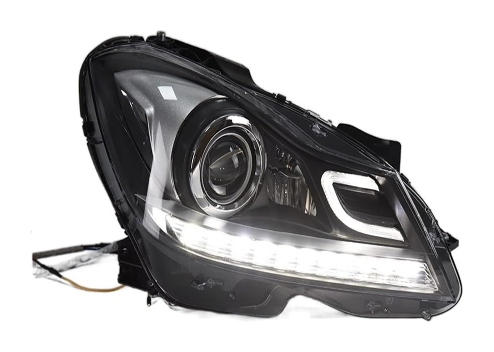 Ciloc Para Benz W204 C200 C260 2011-2013 Luces Coche Faros DRL Señal Lámpara Cabeza Delantera Bi Xenon Lámparas Delanteras Automotrices Faro Luz Intermitente Retrovisor Lateral