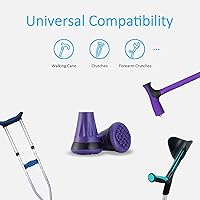 Vista 5 de Rehand Puntas coloridas para bastón y bastón todo terreno (morado)