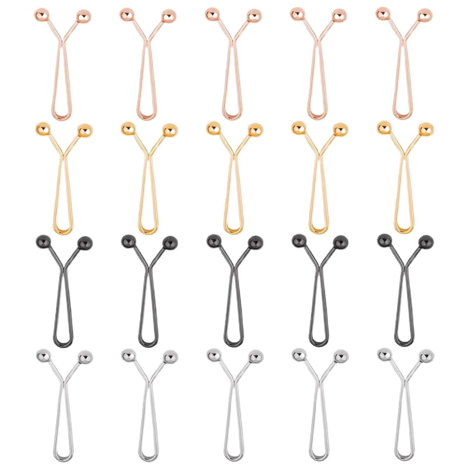 20 Pcs Trousers Waist Tensioner Tighter Clip Trouser Button Not Sewing Required for Woman Waist Tensioner Woman