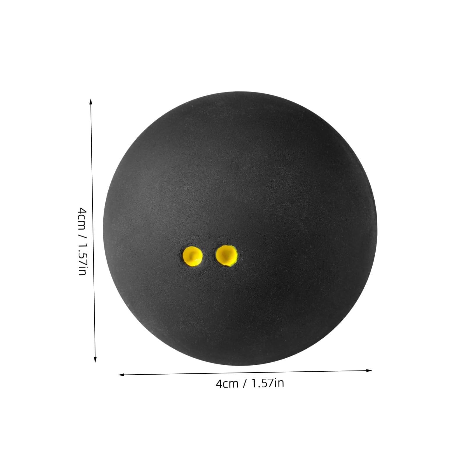 BRIGHTFUFU Squash Balls for Training Single Dot Racket Balls Soft Rubber for Teenagers Excellent Hand Feeling