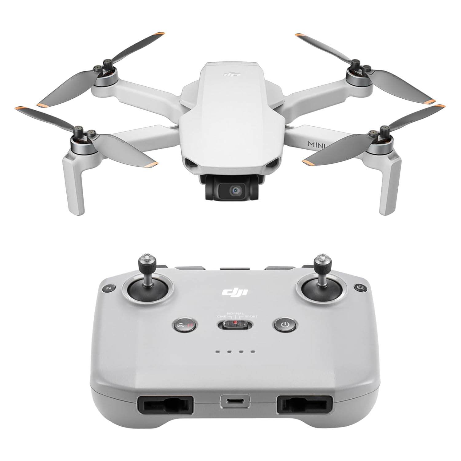DJI Mini 4K, Drone with 4K UHD Camera for Adults, Under 249 g, 3-Axis Gimbal Stabilization, 10km Video Transmission, Auto Return, Wind Resistance,...