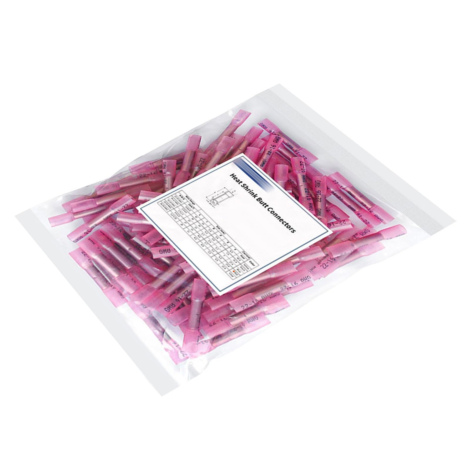 100pcs Heat Shrink Terminals for Electrical Wiring and Automotive Repair Connectors