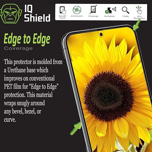Miniatura 42 de IQShield Paquete de 2 protectores de pantalla para Samsung Galaxy S22 Plus/S22+Plus 5G, fácil instalación, desbloqueo de huellas dactilares