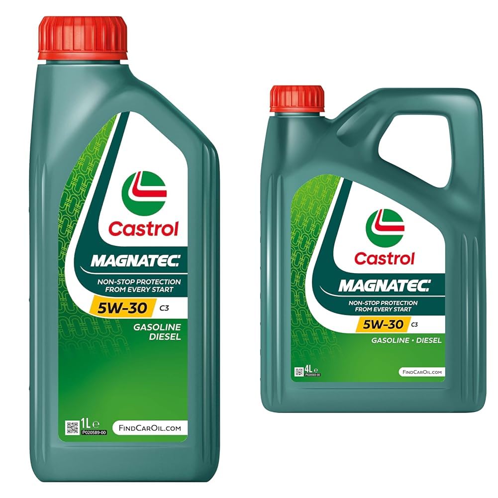 CastrolMAGNATEC 5W-30 C3 Engine Oil 1L + Castrol MAGNATEC 5W-30 C3 Engine Oil 4L