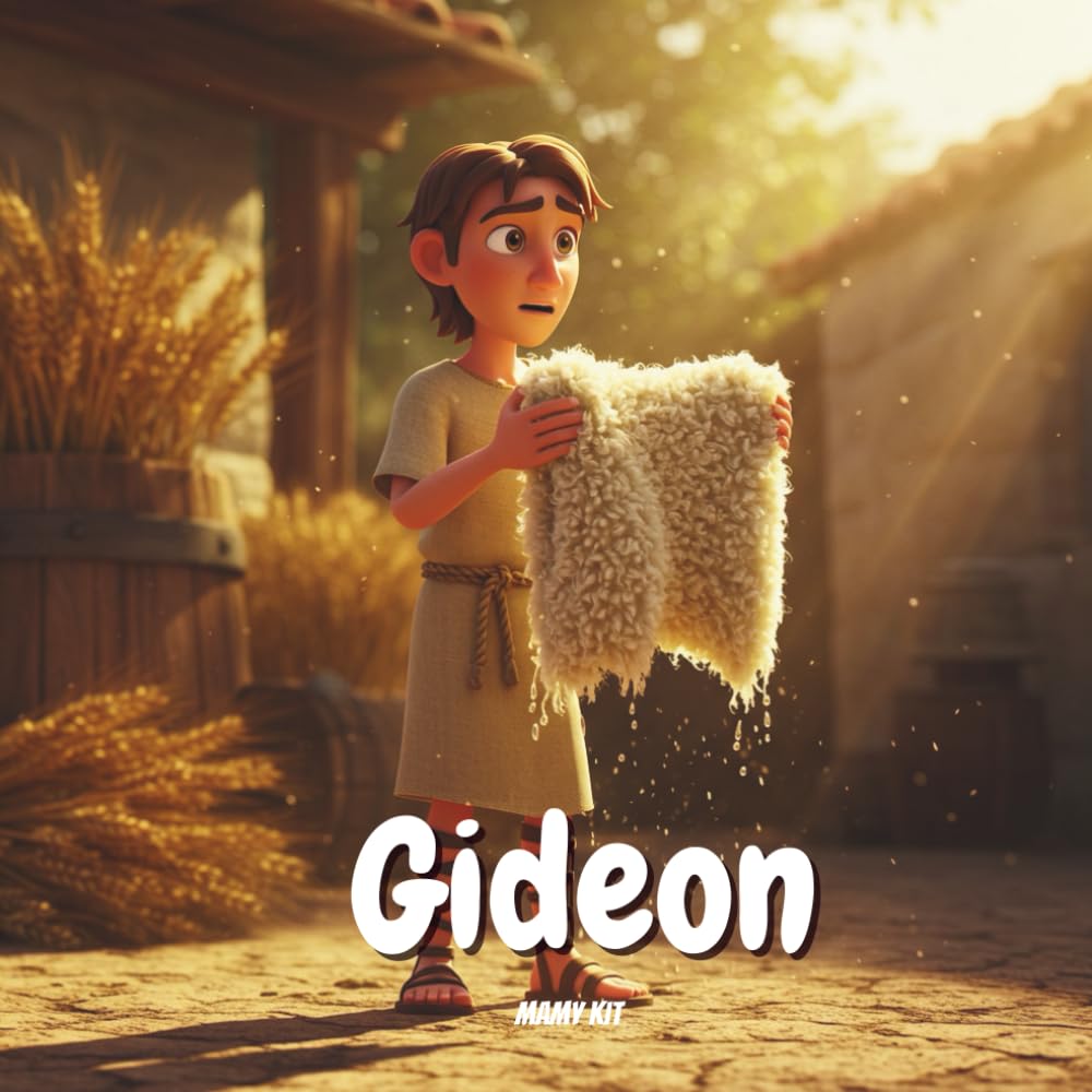 The Story of Gideon – The Little Hero with a Courageous Heart: An Illustrated Bible Story for Children: – Learning Courage, Trust, and Faith in God