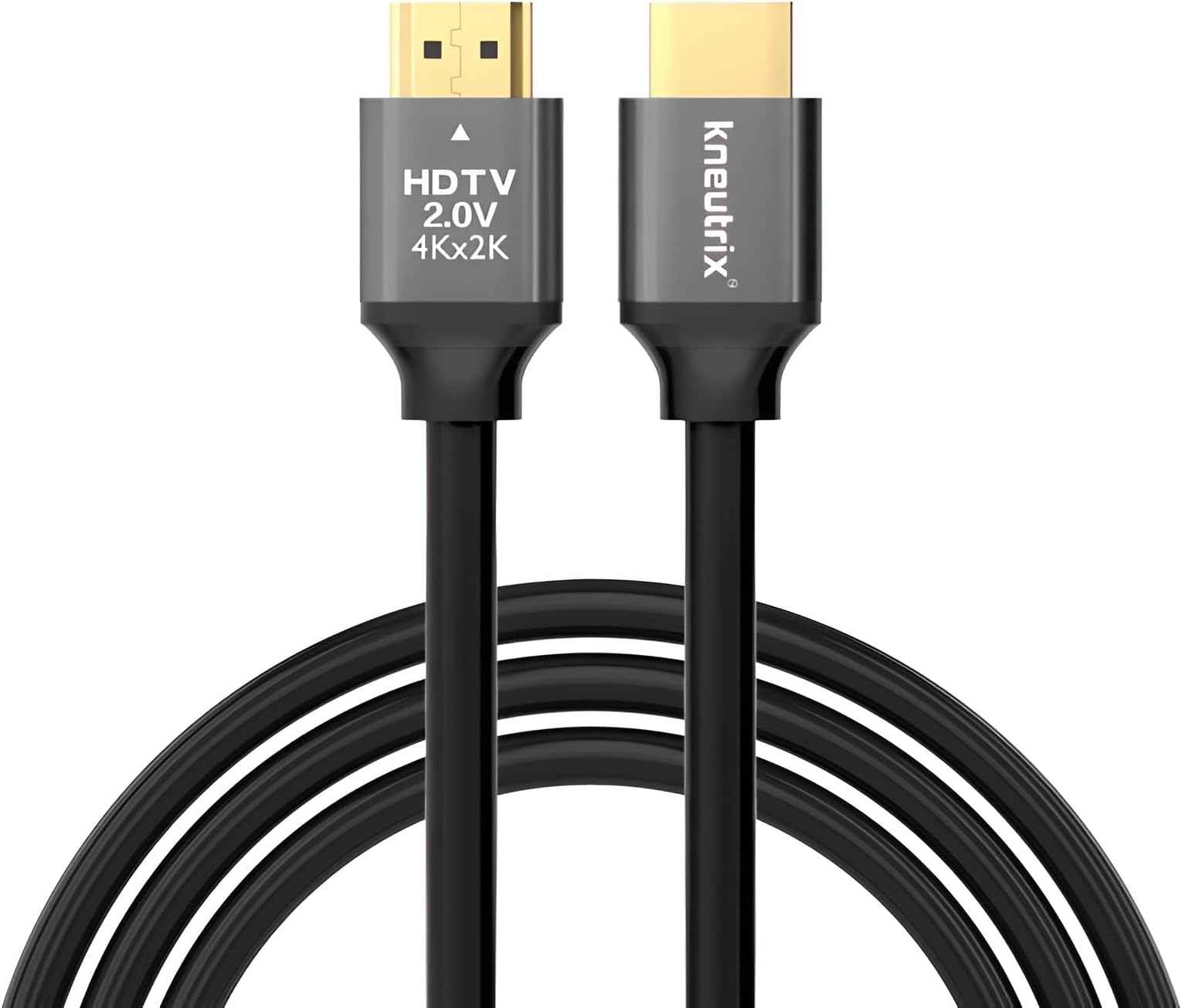 HDMI 2.0 Cable - 4K x 2K - 8mm OD ; H D M I Adapter (HDMI2.0 50CM (1 Piece)) & HDMI Adapter (HDMI2.0 100 CM (1 Piece)) Combo