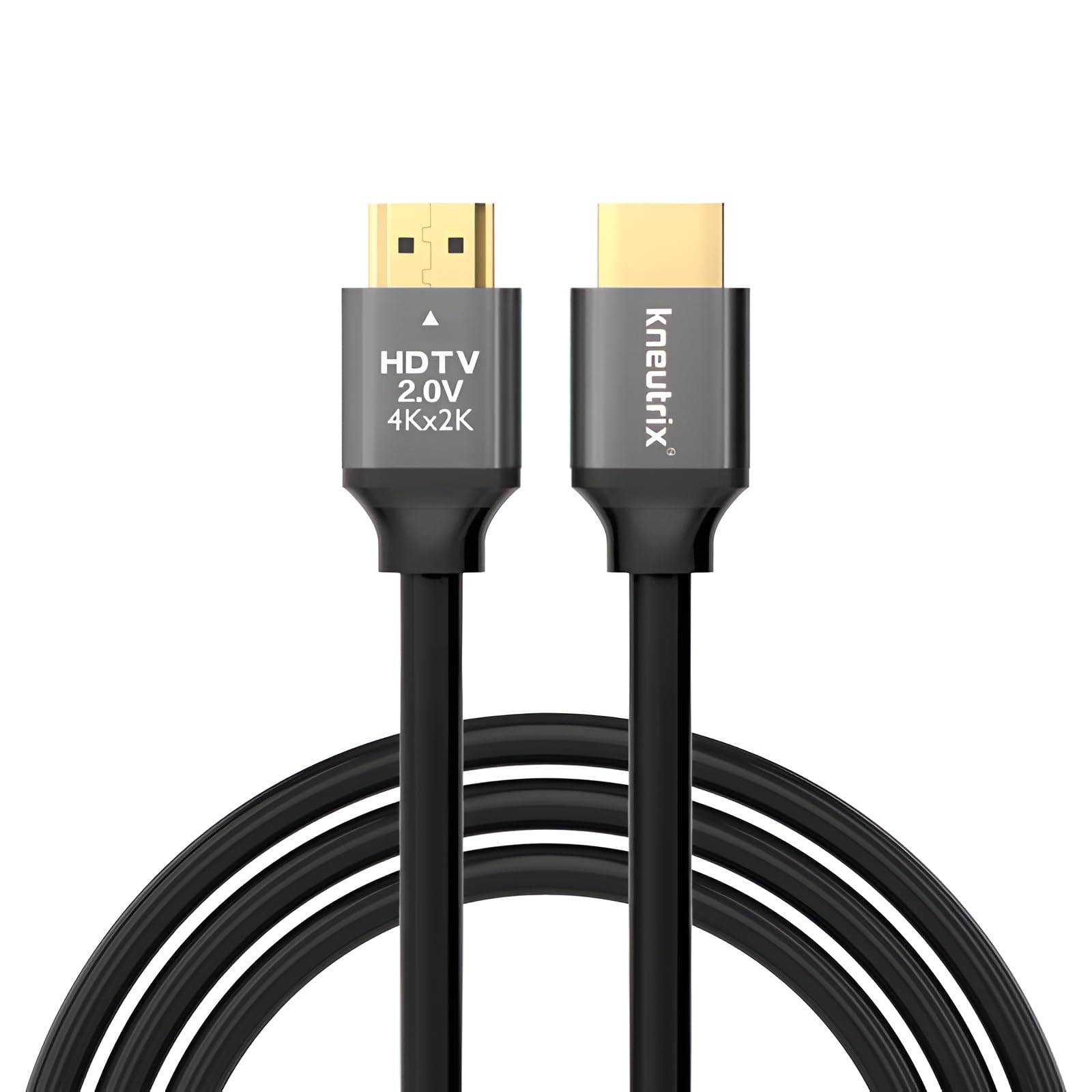 HDMI 2.0 Cable - 4K x 2K - 8mm OD ; H D M I Adapter (HDMI2.0 50CM (1 Piece)) & HDMI Adapter (HDMI2.0 100 CM (1 Piece)) Combo