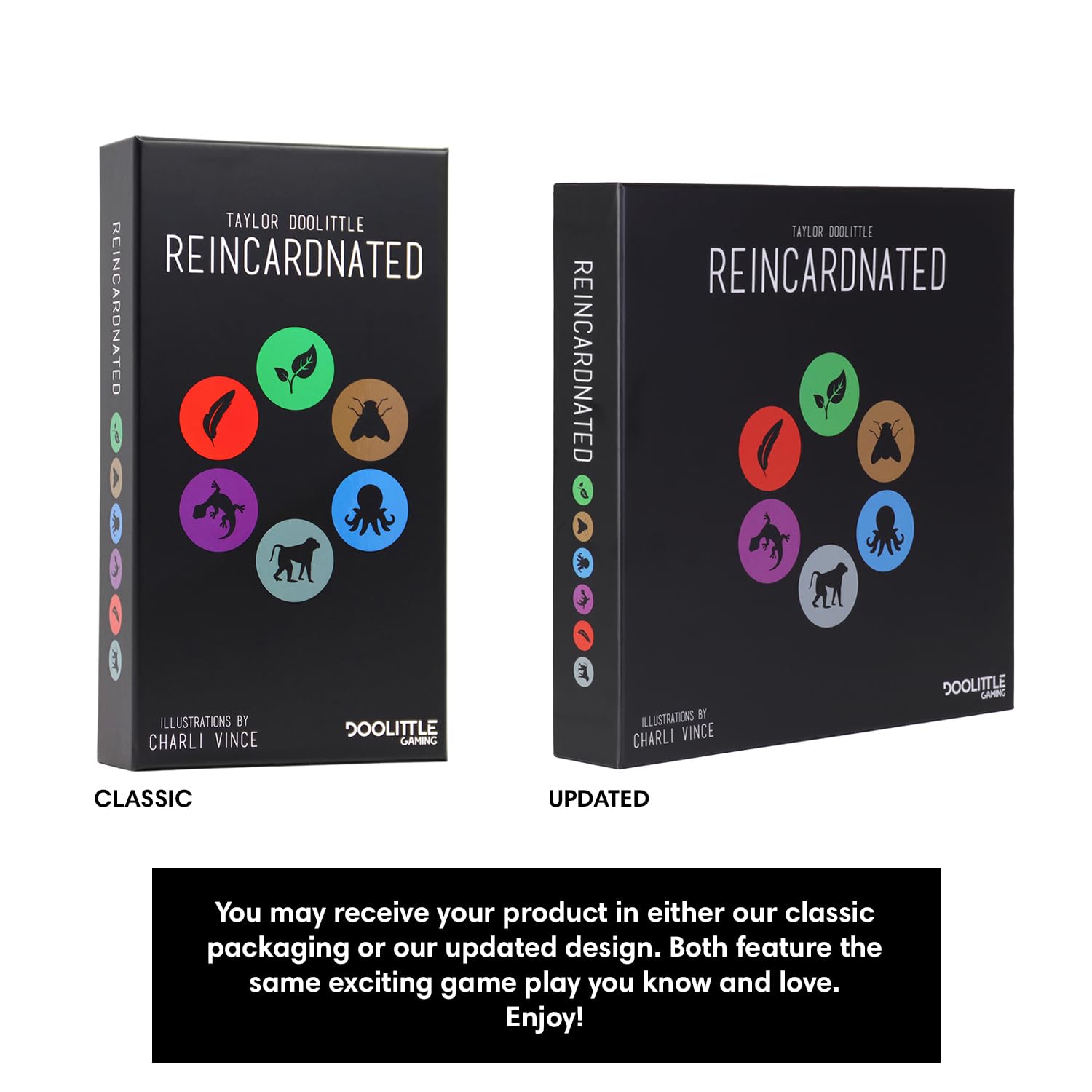 Cenyo Reincardnated by Doolittle Gaming - A Turn-Based Deck Drafting Card Game - Strategy Party Game for 2-6 Players on Family Game Night