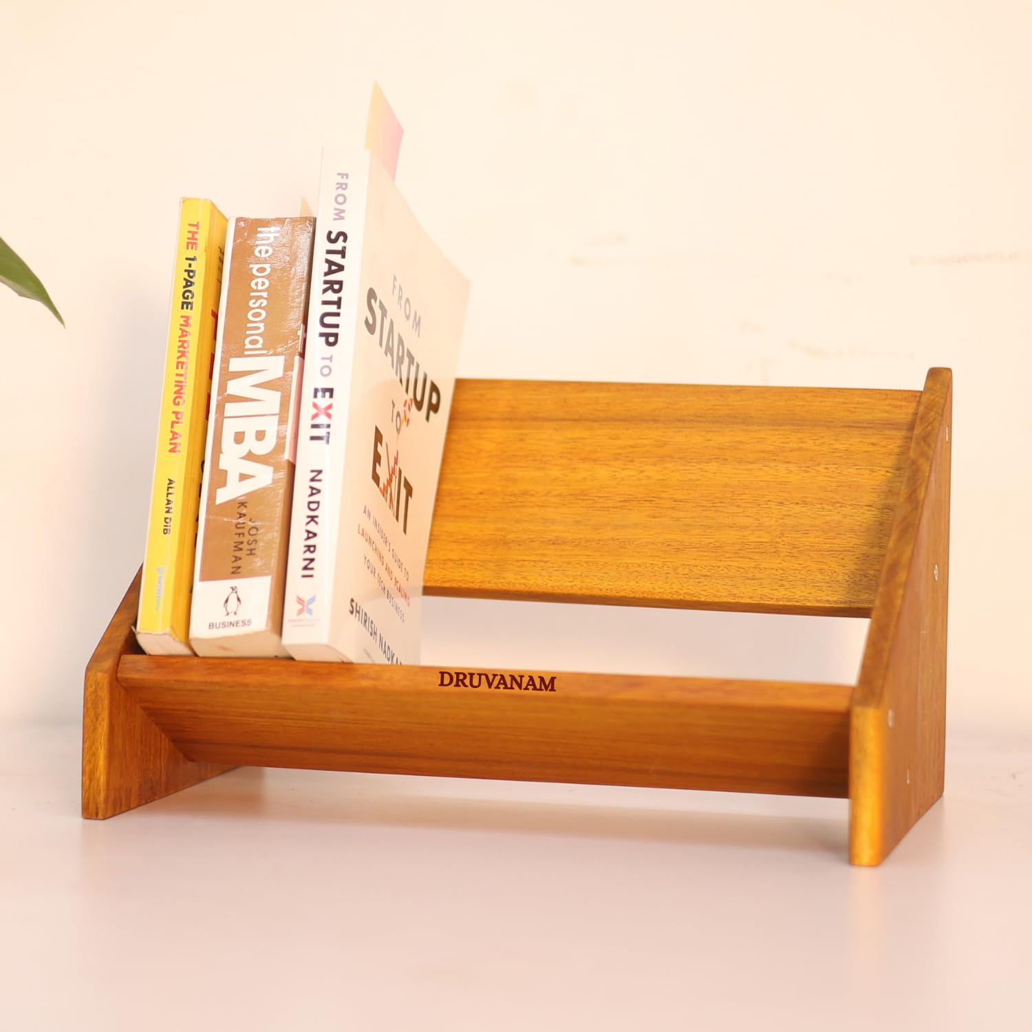 Crib factory Wooden Tabletop Bookshelf Compact Desk Organizer for Books