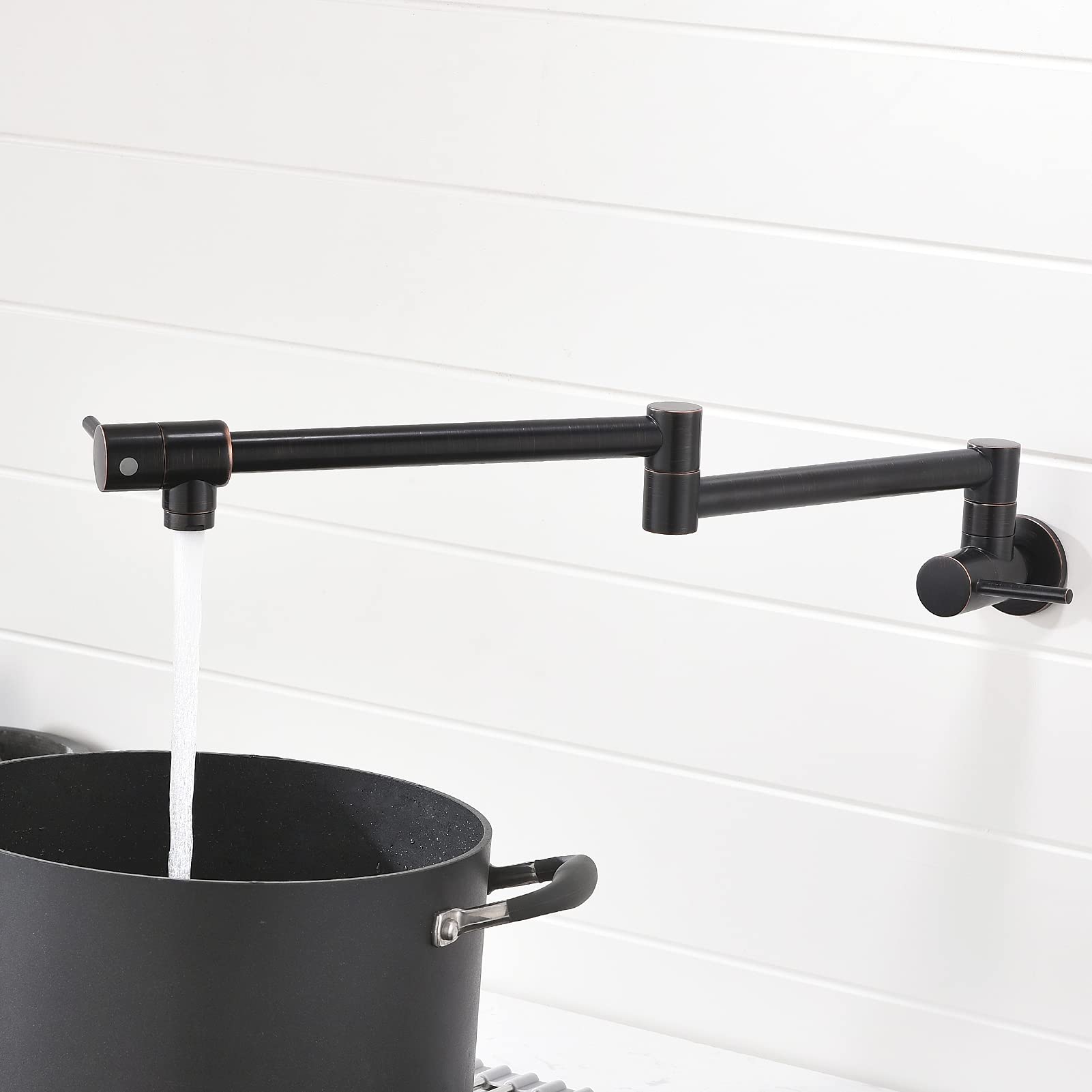 Rubinetto Per Pentole Nero - Braccio Pieghevole | Per Cucina Professionale - Foto 4