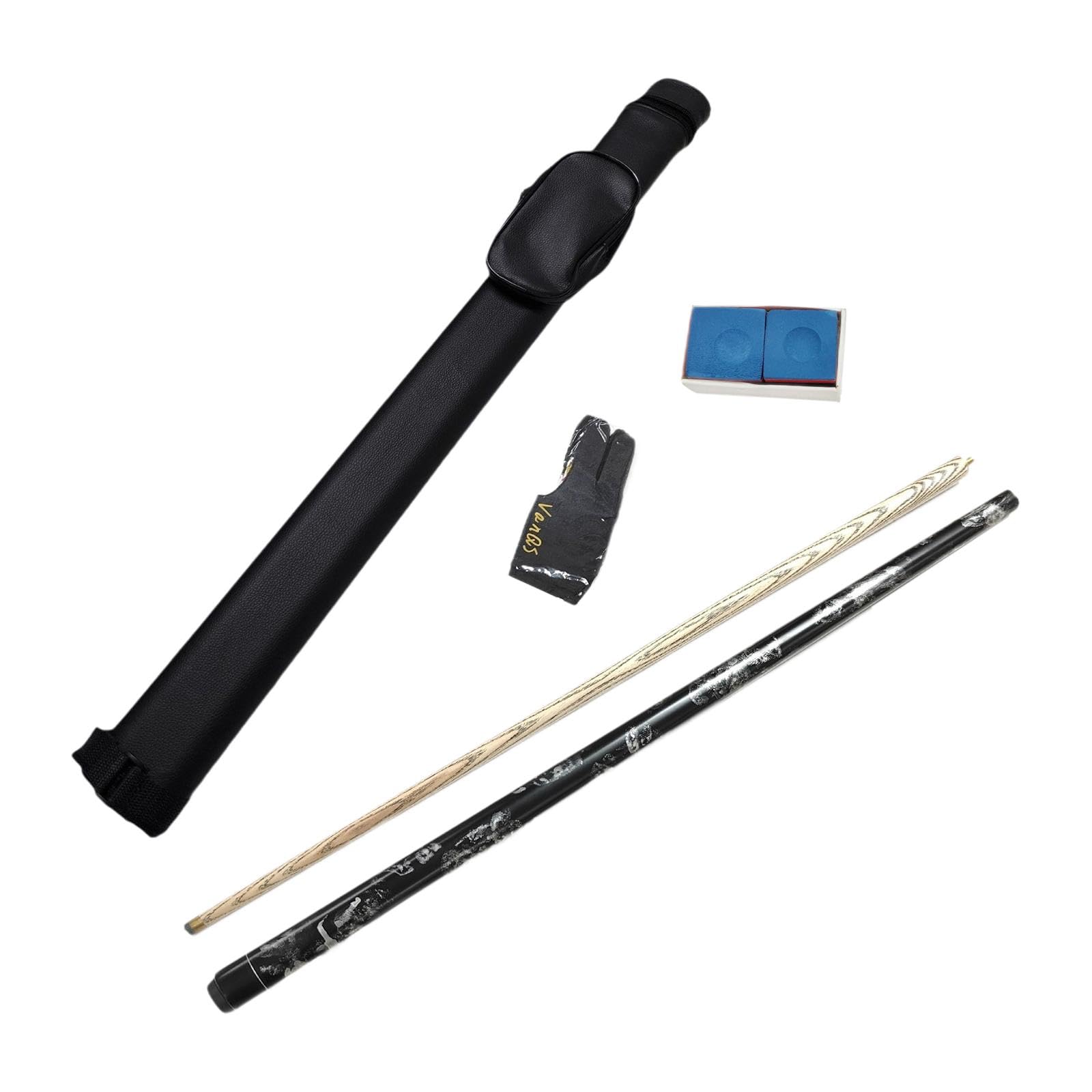 Stecca da Biliardo Portatile, Mezzo Pezzo, 145 Cm (57 Pollici), in Legno, per Tavoli da Biliardo E Sport.