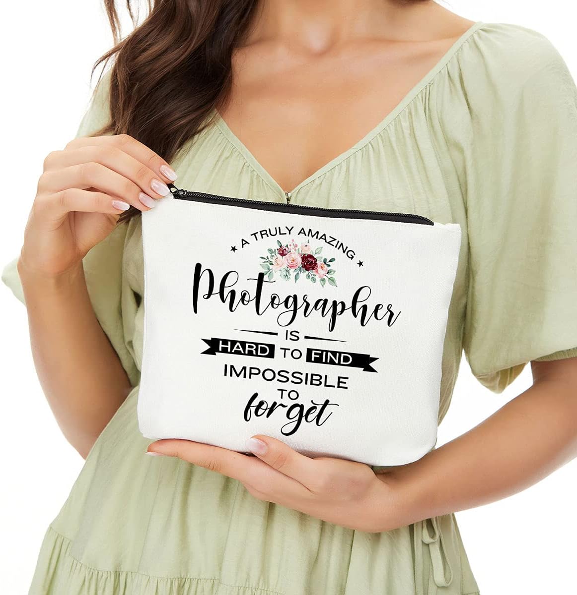 Photography lover Amazing Funny Gift, Hard to Find Christmas Birthday Graduation Thank You Gift for Videographers Makeup Bag - Image 3