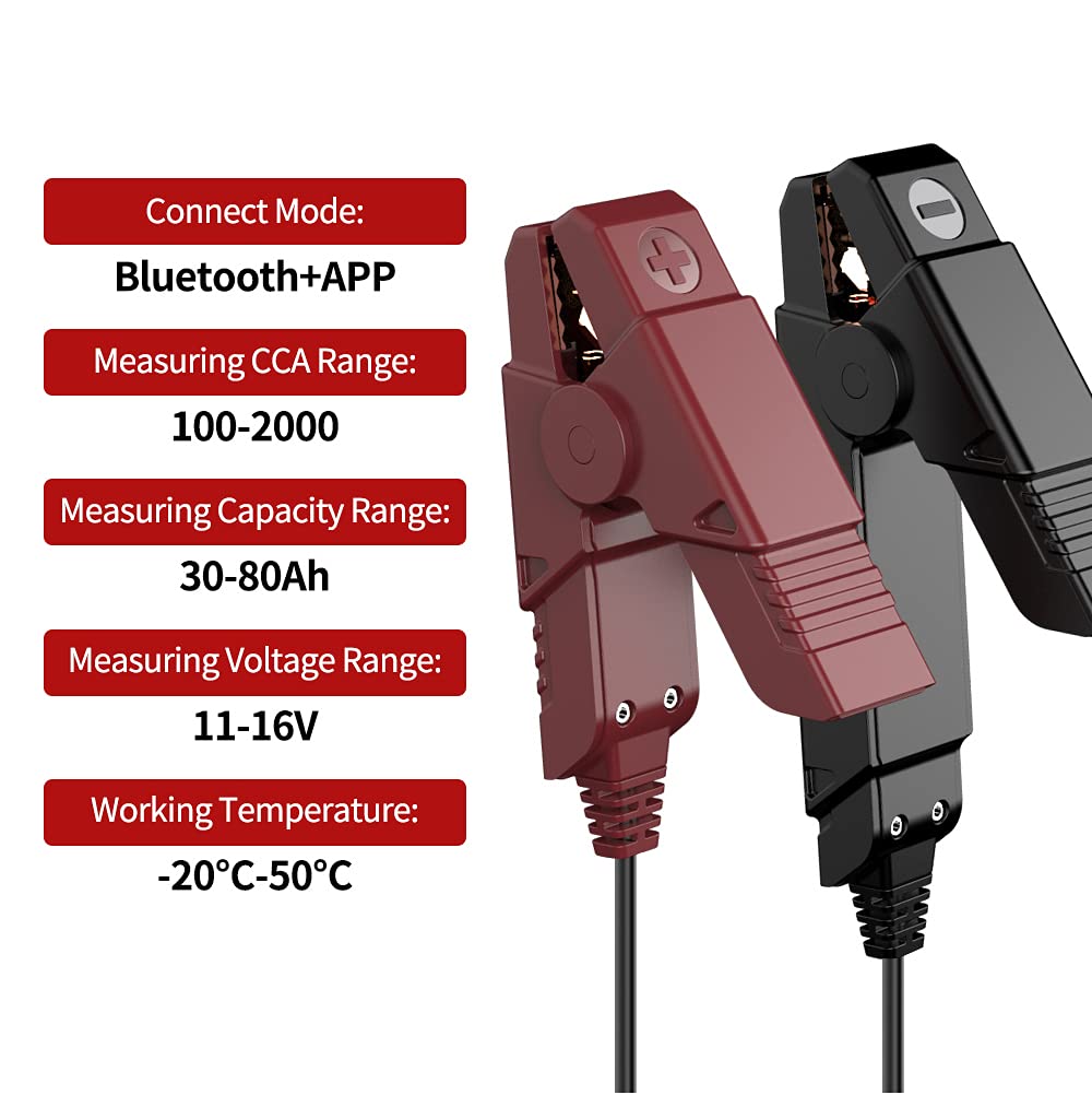 ThinkEASY specifications: Connect Mode, Measuring CCA Range, Measuring Capacity Range, Measuring Voltage Range, Working Temperature