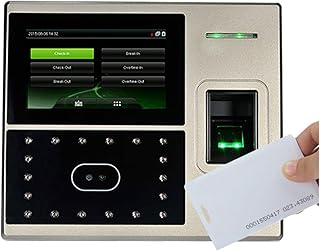 Timer Clocks UFace800 TCP/IP Biometric Fingerpint Face Recognition Time Attendance System Recorder Employee Machin (Color : Uface800-ID, Size : 1)