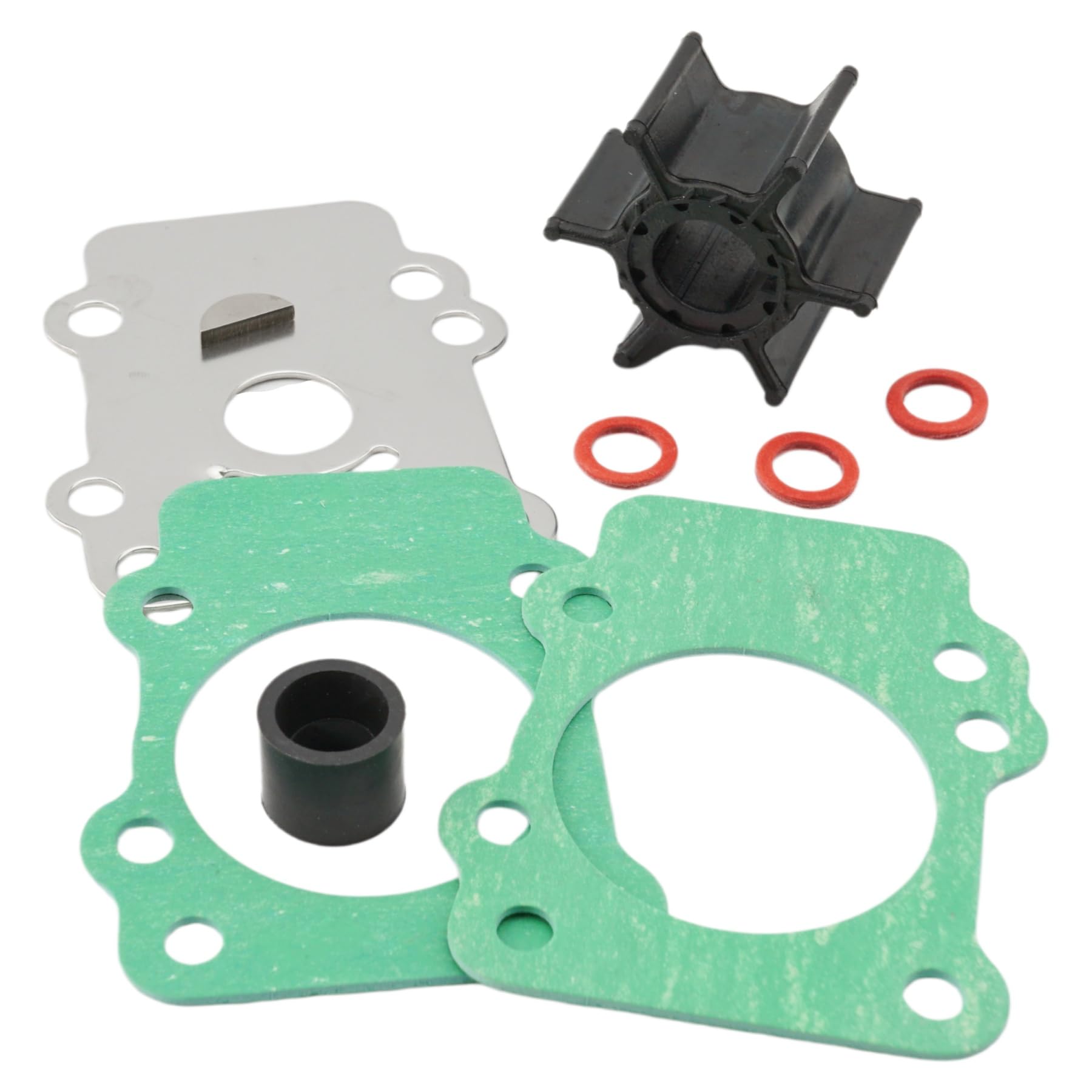 682-44352-03 Outboard Impeller Service Kit Compatible with Yamaha Marine 9.9 15 HP 2 Stroke Model Motors Water Pump 682-W0078-A1 682-W0078-A3