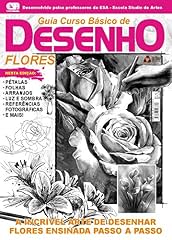Capa de Guia Curso Básico de Desenho - Flores