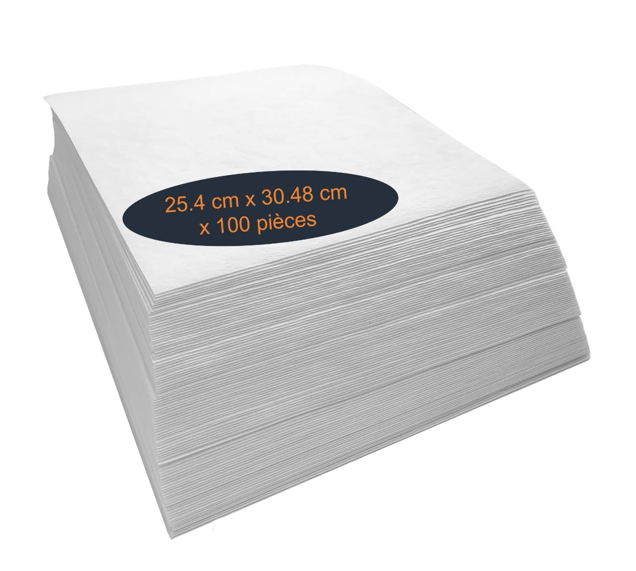 Stabilisateur de broderie cut-away anti-déformation | 100 feuilles polyester 70g