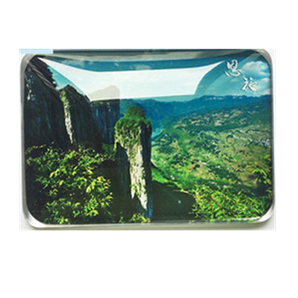 Muyu Magnet Souvenir Enshi Hubei China Fridge Gift，Home & Kitchen Decoration ic Sticker Enshi Hubei Refrigerator Collection