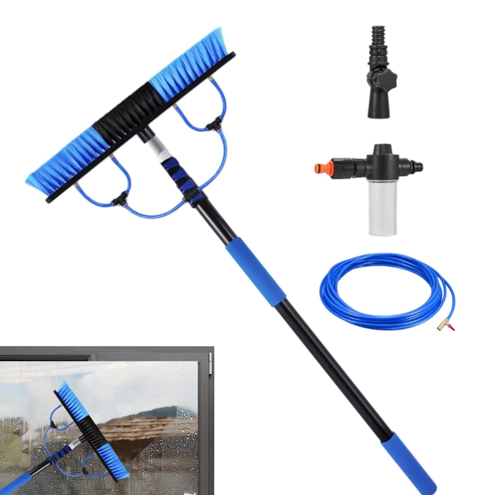 Generico Water Fed Telescopic Pole Solar Panel Cleaning Brush