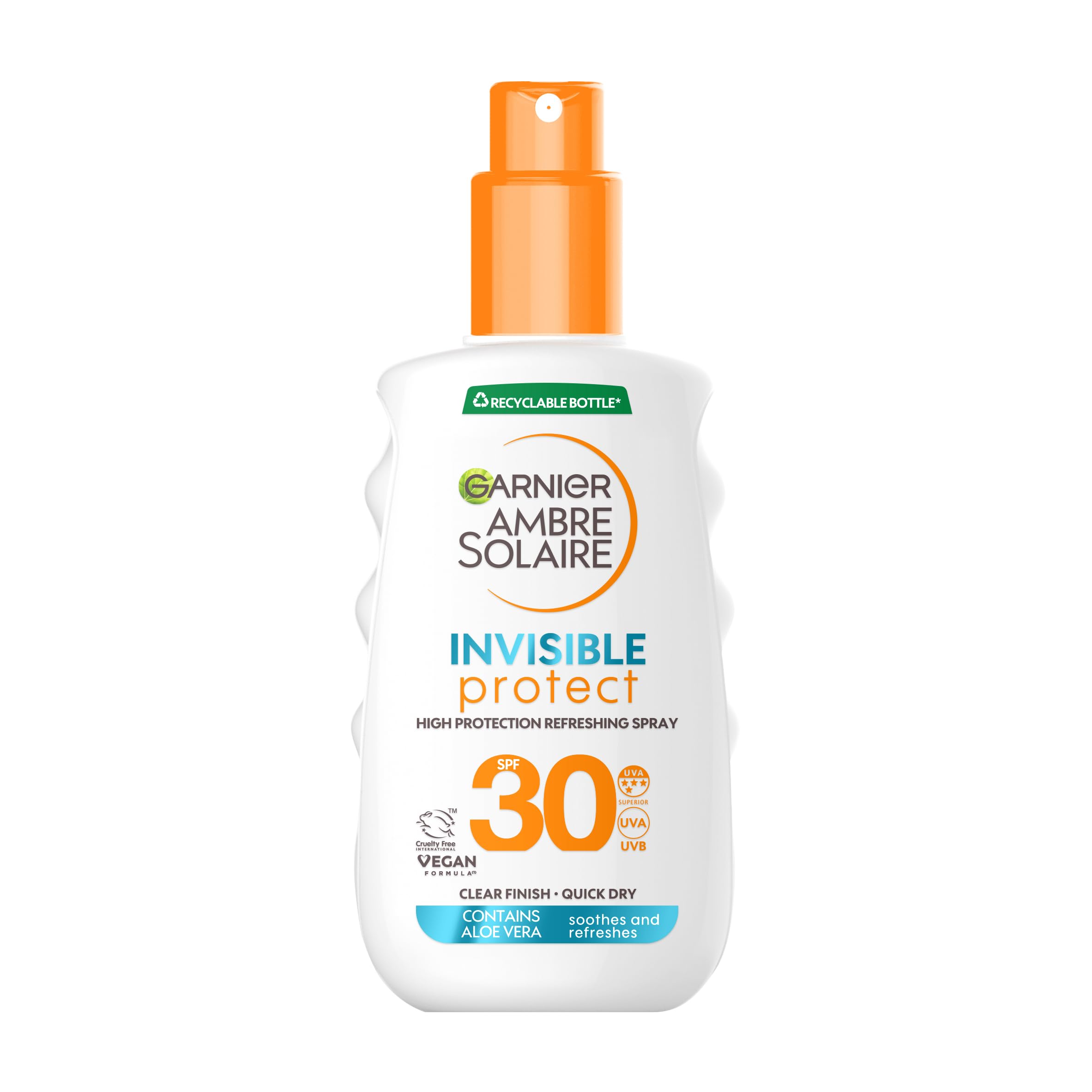 Garnier Ambre Solaire Sun Cream Invisible Protect Sun Spray SPF 30 150ml
